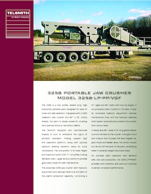 Urządzenia do recyklingu gruzu budowlanego Telsmith 3258