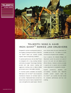 Urządzenia do recyklingu gruzu budowlanego Telsmith 4448