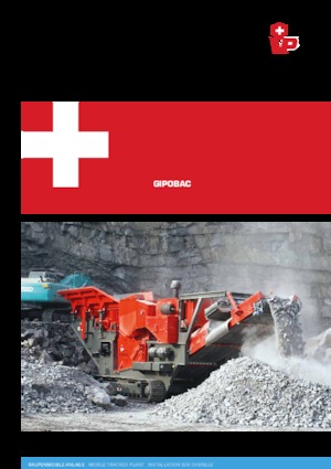 Urządzenia do recyklingu gruzu budowlanego Gipo B 1185 FDR