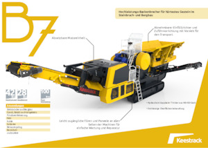 Urządzenia do recyklingu gruzu budowlanego Keestrack B7