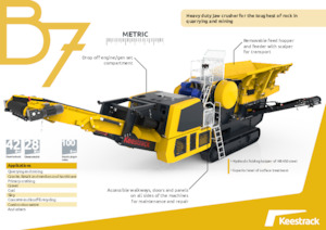 Urządzenia do recyklingu gruzu budowlanego Keestrack B7