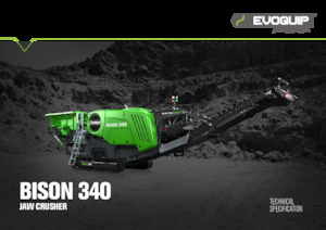 Urządzenia do recyklingu gruzu budowlanego EvoQuip Bison 340