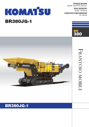 Urządzenia do recyklingu gruzu budowlanego Komatsu BR380JG-1E0