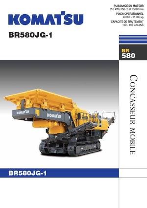 Urządzenia do recyklingu gruzu budowlanego Komatsu BR580JG-1