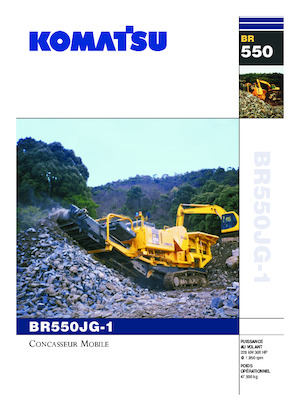 Urządzenia do recyklingu gruzu budowlanego Komatsu BR550JG-1