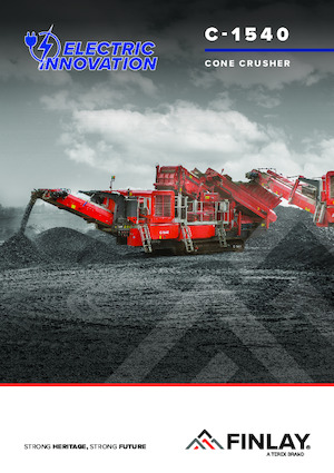 Urządzenia do recyklingu gruzu budowlanego Finlay C-1540 Electric