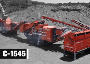 Urządzenia do recyklingu gruzu budowlanego Terex-Finlay C 1545