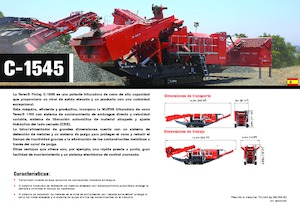 Urządzenia do recyklingu gruzu budowlanego Terex-Finlay C 1545