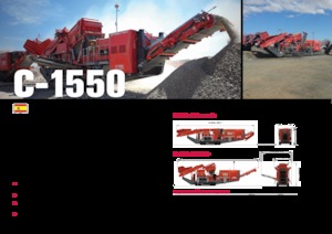 Urządzenia do recyklingu gruzu budowlanego Terex-Finlay C 1550