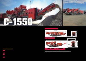 Urządzenia do recyklingu gruzu budowlanego Terex-Finlay C 1550