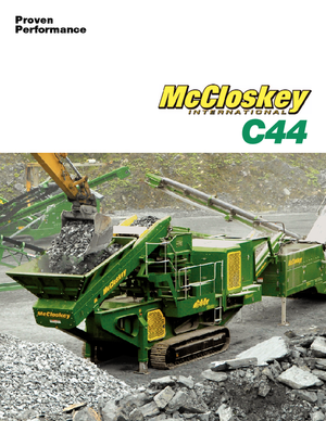Urządzenia do recyklingu gruzu budowlanego McCloskey C44