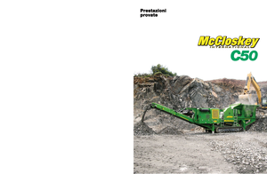 Urządzenia do recyklingu gruzu budowlanego McCloskey C50