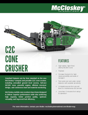 Urządzenia do recyklingu gruzu budowlanego McCloskey C2C