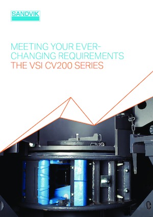 Urządzenia do recyklingu gruzu budowlanego Sandvik CV215 VSI