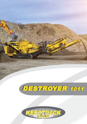 Urządzenia do recyklingu gruzu budowlanego Keestrack Destroyer 1011