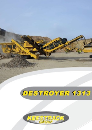 Urządzenia do recyklingu gruzu budowlanego Keestrack Destroyer 1313 C