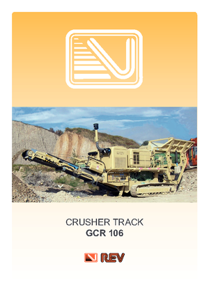 Urządzenia do recyklingu gruzu budowlanego REV GCR 106