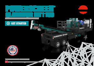 Urządzenia do recyklingu gruzu budowlanego Powerscreen Gladiator MT1150