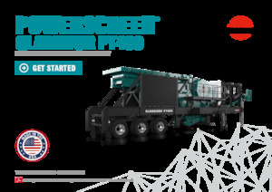 Urządzenia do recyklingu gruzu budowlanego Powerscreen Gladiator PT400