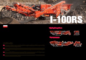 Urządzenia do recyklingu gruzu budowlanego Terex-Finlay I 100 RS