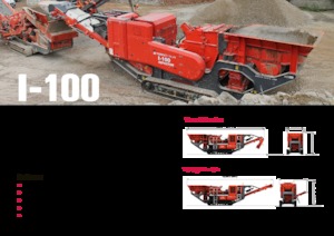 Urządzenia do recyklingu gruzu budowlanego Terex-Finlay I 100