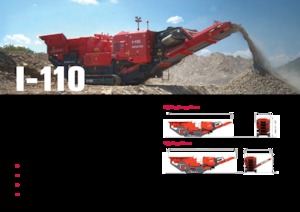 Urządzenia do recyklingu gruzu budowlanego Terex-Finlay I 110