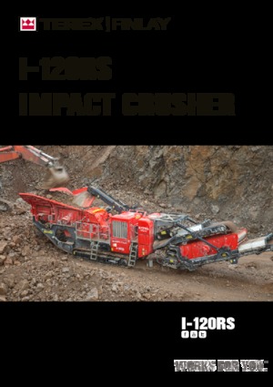 Urządzenia do recyklingu gruzu budowlanego Terex-Finlay I 120 RS