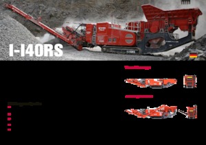 Urządzenia do recyklingu gruzu budowlanego Terex-Finlay I 140 RS