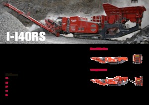 Urządzenia do recyklingu gruzu budowlanego Terex-Finlay I 140 RS