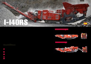 Urządzenia do recyklingu gruzu budowlanego Terex-Finlay I 140 RS