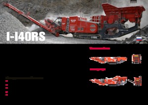 Urządzenia do recyklingu gruzu budowlanego Terex-Finlay I 140 RS