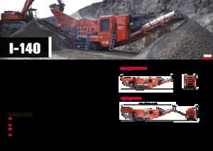 Urządzenia do recyklingu gruzu budowlanego Terex-Finlay I 140