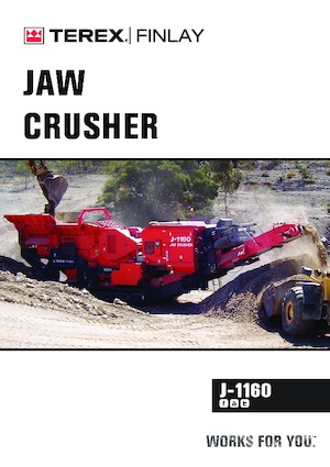 Urządzenia do recyklingu gruzu budowlanego Terex-Finlay J 1160