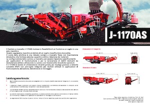 Urządzenia do recyklingu gruzu budowlanego Terex-Finlay J 1170 AS