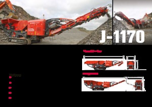 Urządzenia do recyklingu gruzu budowlanego Terex-Finlay J 1170