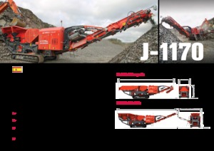 Urządzenia do recyklingu gruzu budowlanego Terex-Finlay J 1170