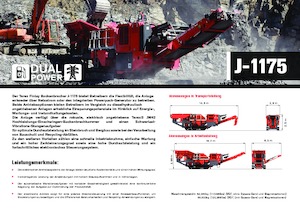 Urządzenia do recyklingu gruzu budowlanego Terex-Finlay J 1175 Hybrid