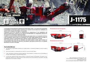 Urządzenia do recyklingu gruzu budowlanego Terex-Finlay J 1175 Hybrid