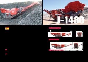 Urządzenia do recyklingu gruzu budowlanego Terex-Finlay J 1480