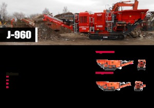 Urządzenia do recyklingu gruzu budowlanego Terex-Finlay J 960