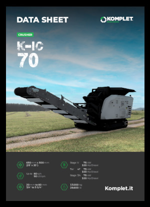Urządzenia do recyklingu gruzu budowlanego Komplet K-IC 70