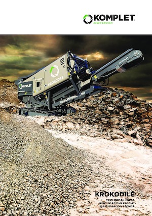 Urządzenia do recyklingu gruzu budowlanego Komplet KROKODILE