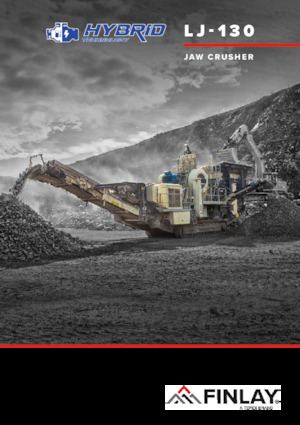 Urządzenia do recyklingu gruzu budowlanego Finlay LJ-130 Hybrid 