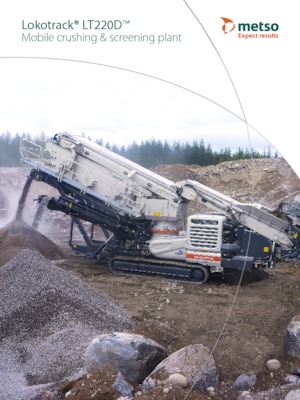 Urządzenia do recyklingu gruzu budowlanego Metso Lokotrack LT 220 D