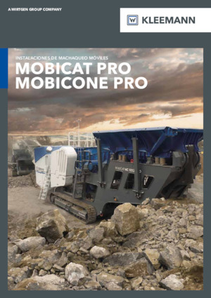 Urządzenia do recyklingu gruzu budowlanego Kleemann MC 120 PRO