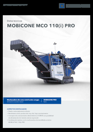 Urządzenia do recyklingu gruzu budowlanego Kleemann MCO 110 PRO