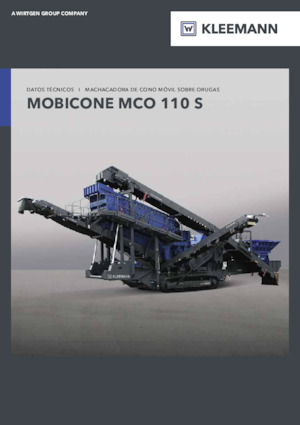 Urządzenia do recyklingu gruzu budowlanego Kleemann MCO 110 S PRO