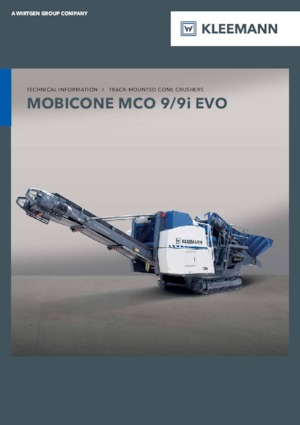 Urządzenia do recyklingu gruzu budowlanego Kleemann MCO 9i EVO