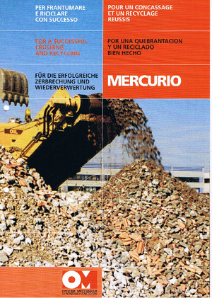 Urządzenia do recyklingu gruzu budowlanego OM Mercurio