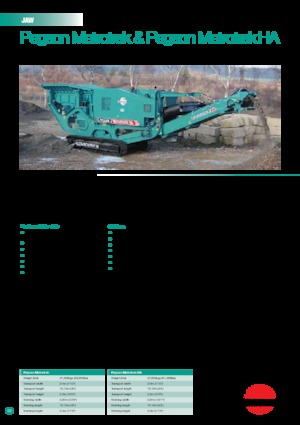 Urządzenia do recyklingu gruzu budowlanego Powerscreen METROTRAK HA